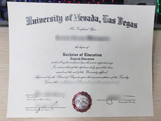 University of Nevada Las Vegas diploma, fake UNLV diploma,