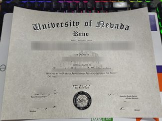 fake University of Nevada Reno diploma,