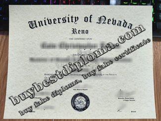 University of Nevada Reno diploma, fake UNR certificate,