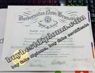 buy fake UNB diploma