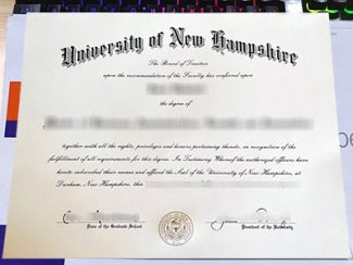 University of New Hampshire diploma, University of New Hampshire degree,