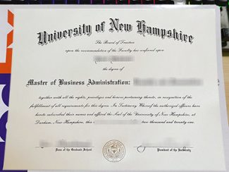 University of New Hampshire diploma, fake University of New Hampshire degree, fake MBA certificate,