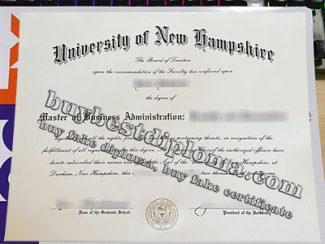 University of New Hampshire diploma, fake University of New Hampshire degree, fake MBA certificate,