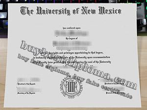 University of New Mexico diploma, fake University of New Mexico degree, University of New Mexico certificate, 新墨西哥大学证书,