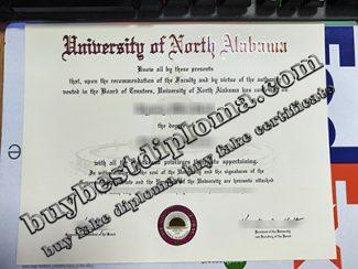 University of North Alabama diploma, University of North Alabama certificate,