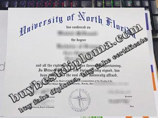 University of North Florida diploma, University of North Florida certificate,