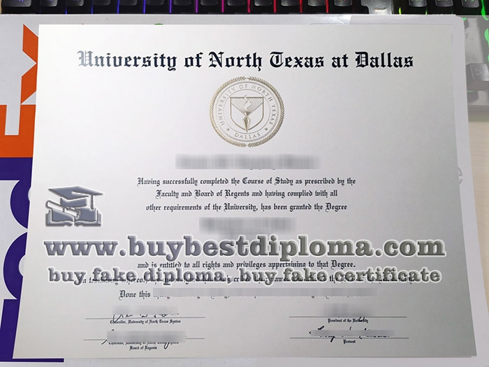 University of North Texas at Dallas diploma, fake UNT Dallas diploma,
