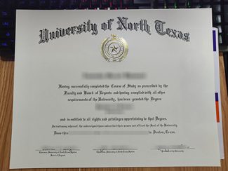 University of North Texas diploma, University of North Texas degree,