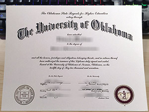 University of Oklahoma diploma, University of Oklahoma degree, University of Oklahoma certificate, 俄克拉何马大学学位证,