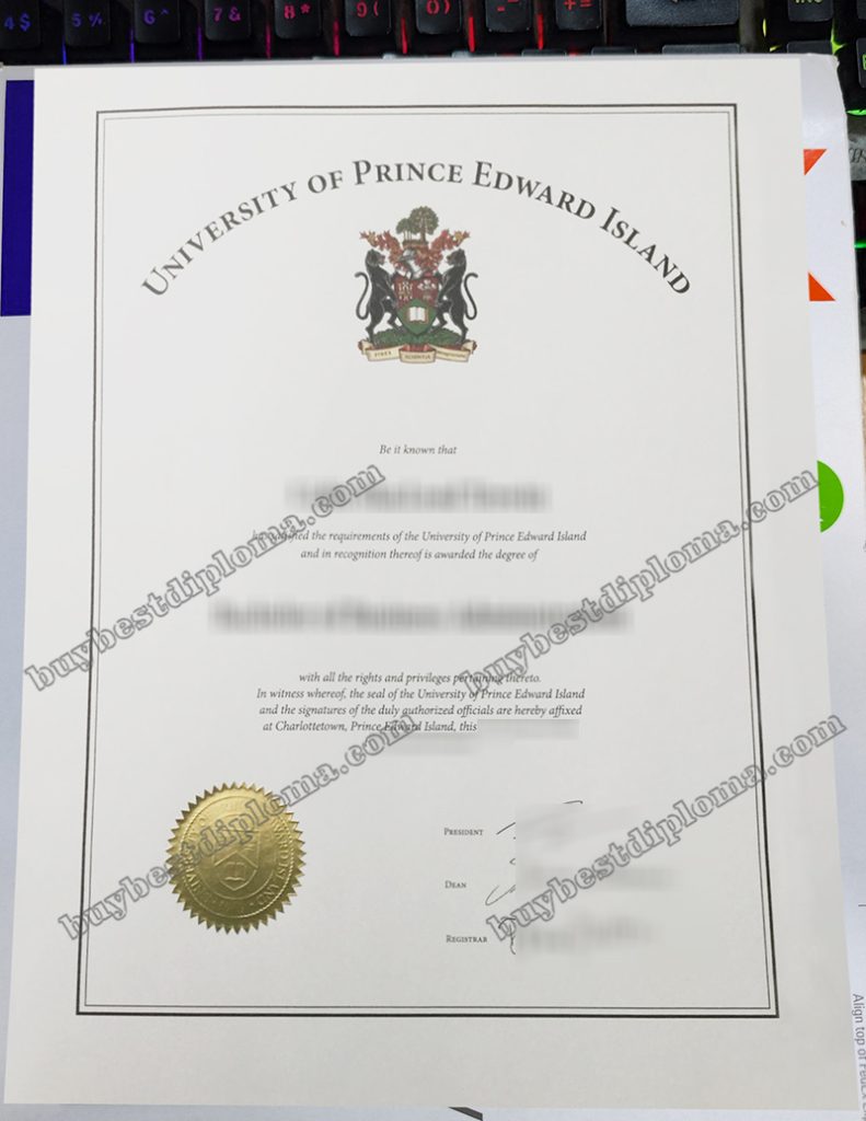 University of Prince Edward Island diploma, fake UPEI certificate,