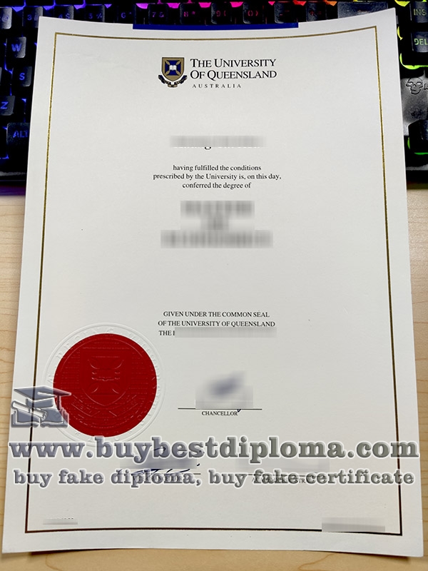 University of Queensland degree, fake UQ diploma,
