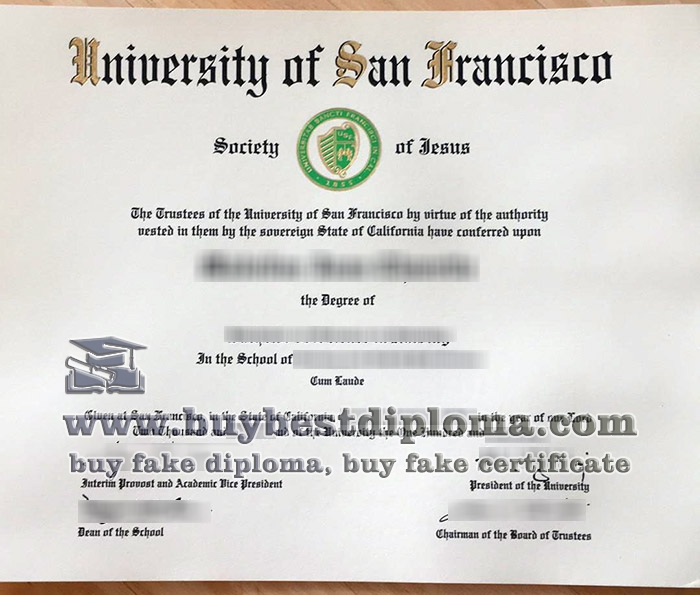 University of San Francisco diploma, fake USF degree,
