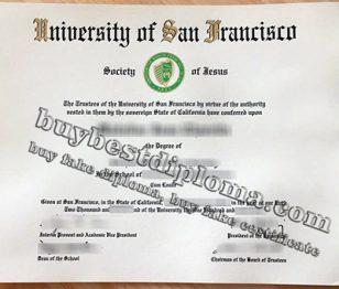 University of San Francisco diploma, fake USF degree,