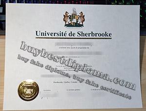 Université de Sherbrooke diploma, Université de Sherbrooke degree, Université de Sherbrooke certificate, 舍布鲁克大学证书,