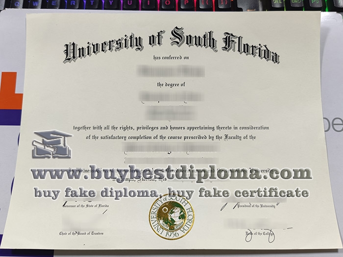 University of South Florida degree, USF diploma,