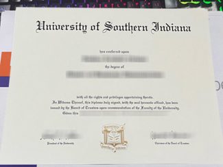 University of Southern Indiana diploma, University of Southern Indiana degree,
