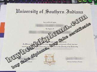 University of Southern Indiana diploma, University of Southern Indiana degree,