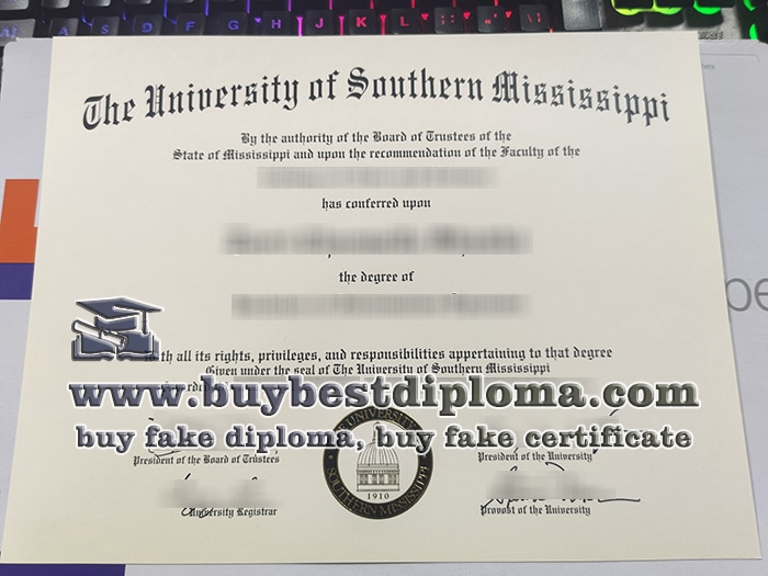 University of Southern Mississippi diploma, University of Southern Mississippi degree,