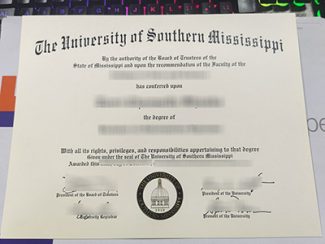 University of Southern Mississippi diploma, University of Southern Mississippi degree,