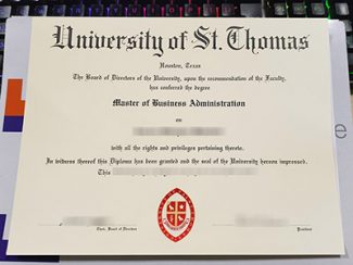 University of St. Thomas Texas diploma, fake UST diploma, University of St. Thomas Texas degree,