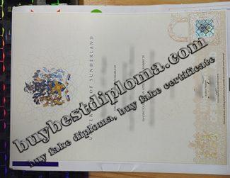 buy University of Sunderland diploma