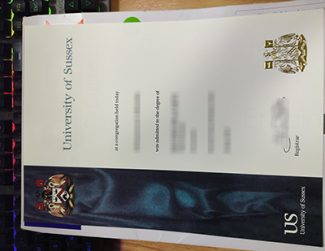 The University of Sussex certificate