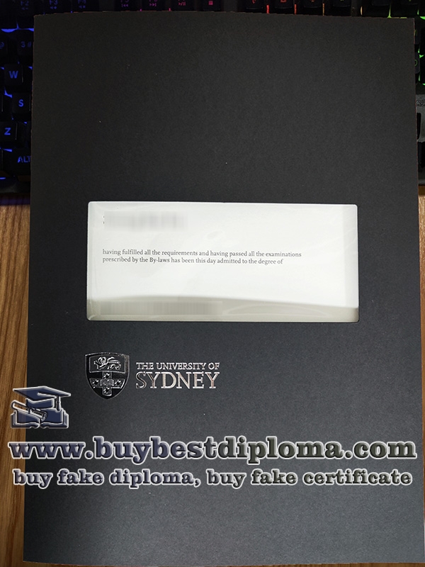 University of Sydney degree folder