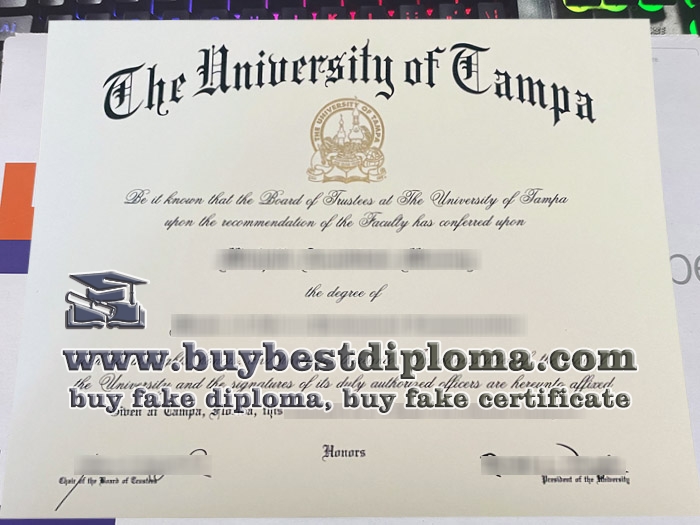 University of Tampa diploma, University of Tampa degree.