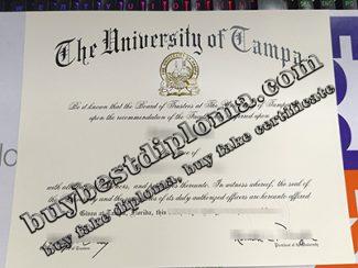 University of Tampa diploma, University of Tampa certificate,