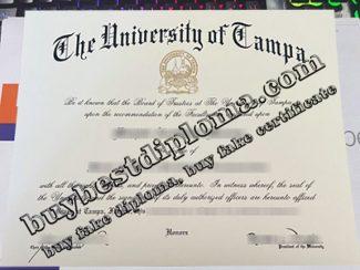 University of Tampa diploma, University of Tampa degree.