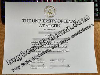 University of Texas at Austin diploma, fake UT Austin certificate,