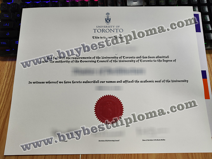 University of Toronto diploma 2023, University of Toronto degree,