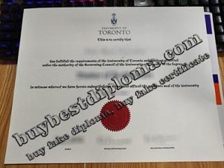 University of Toronto diploma 2023, University of Toronto degree,