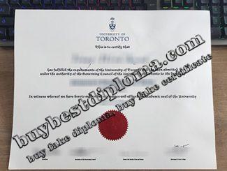 University of Toronto fake diploma, University of Toronto degree,