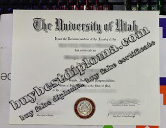 buy University of Utah diploma