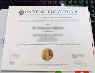 University of Victoria degree certificate