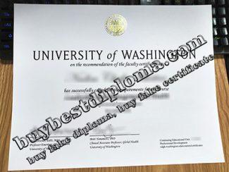 University of Washington certificate, University of Washington professional developement certificate,