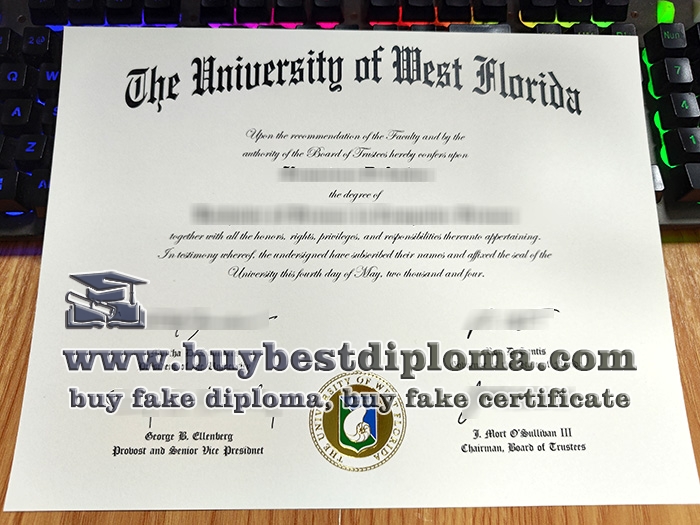 University of West Florida diploma, fake UWF certificate,