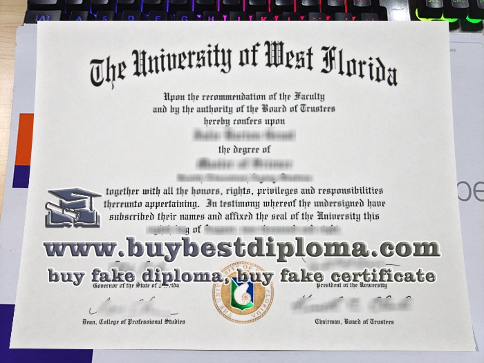 University of West Florida diploma, fake University of West Florida degree,
