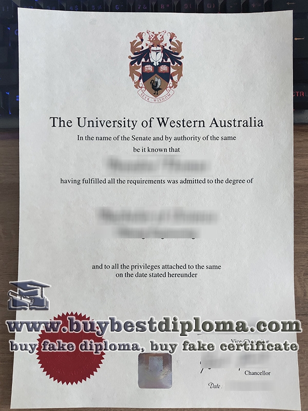 University of Western Australia degree 2023, University of Western Australia diploma,