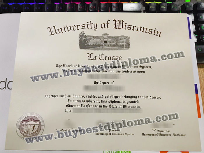 University of Wisconsin La Crosse degree, UW La Crosse diploma,