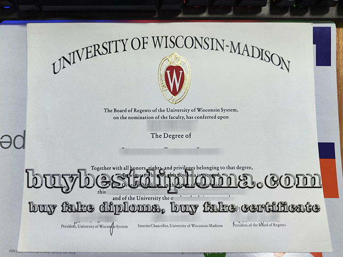 University of Wisconsin-Madison diploma, University of Wisconsin-Madison certificate,