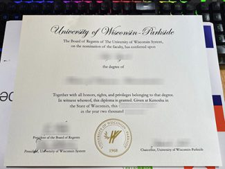 University Of Wisconsin Parkside Diploma, UW Parkside Certificate,
