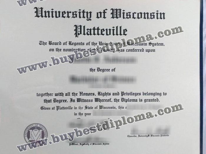 University of Wisconsin Platteville diploma, UW Platteville degree, 