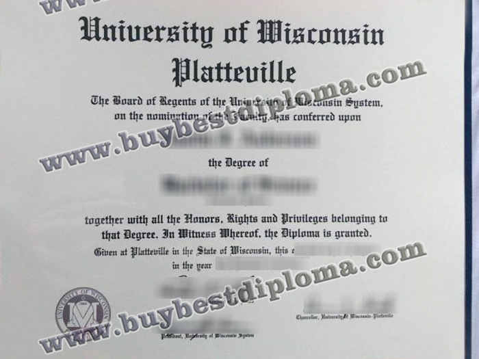 University of Wisconsin Platteville diploma, UW Platteville degree, 
