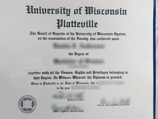 University of Wisconsin Platteville diploma, UW Platteville degree,
