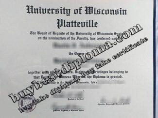 University of Wisconsin Platteville diploma, UW Platteville degree,