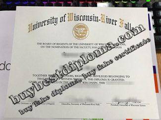 University of Wisconsin–River Falls diploma, UW-River Falls certificate,