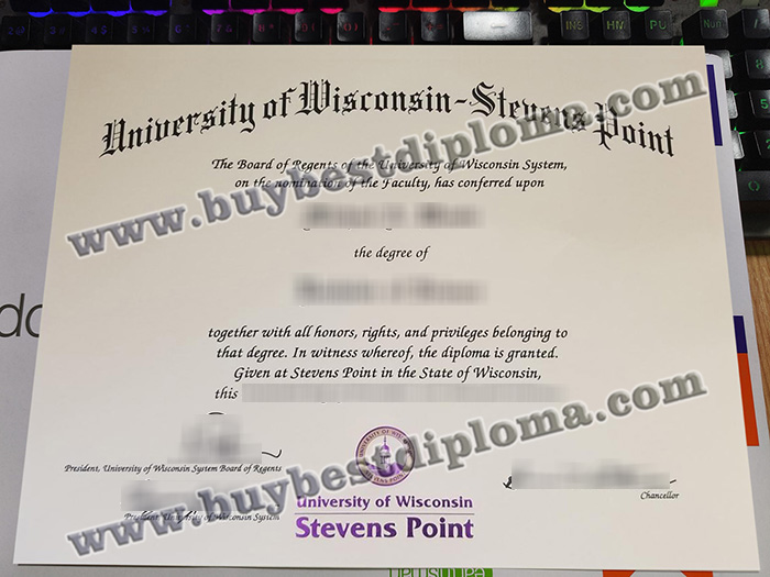 University of Wisconsin-Stevens Point degree, UW Stevens Point diploma,