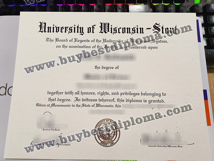 University of Wisconsin Stout diploma, UW Stout degree,